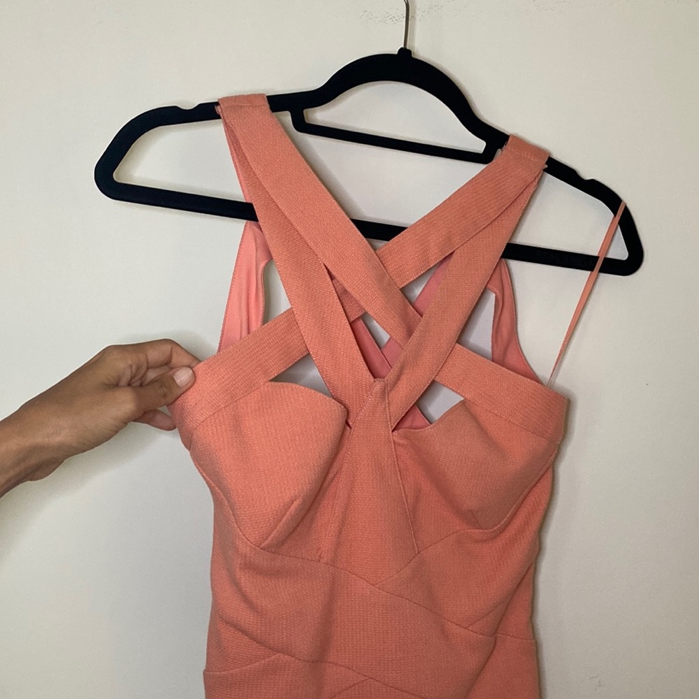 Pink straps neckline dress 💕